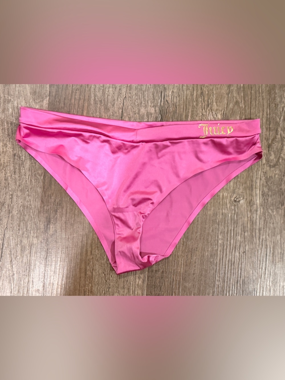 Juicy Couture Hot Pink Logo Panty Briefs